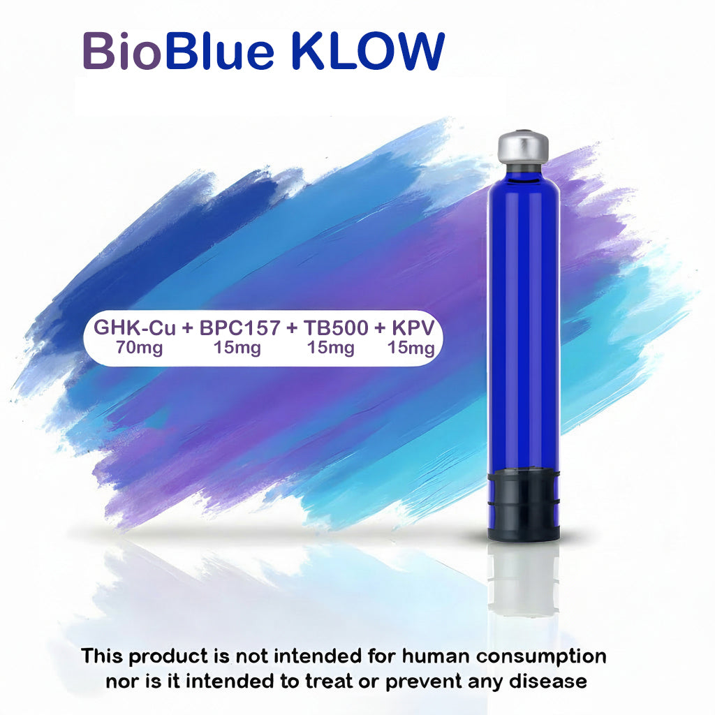 BioBlue KLOW l GHK-Cu(70mg) + BPC157(15mg) + TB500(15mg) + KPV(15mg)